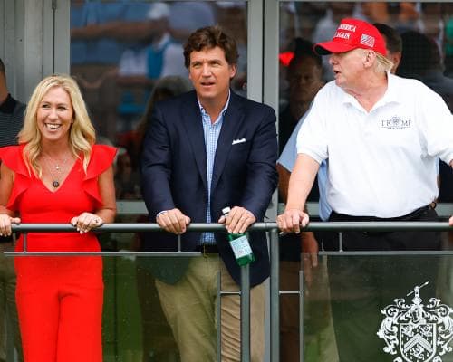 Thumbnail for Why did Tucker Carlson and Marjorie Taylor Greene leave the Republican party? | Geoffrey Kabaservice