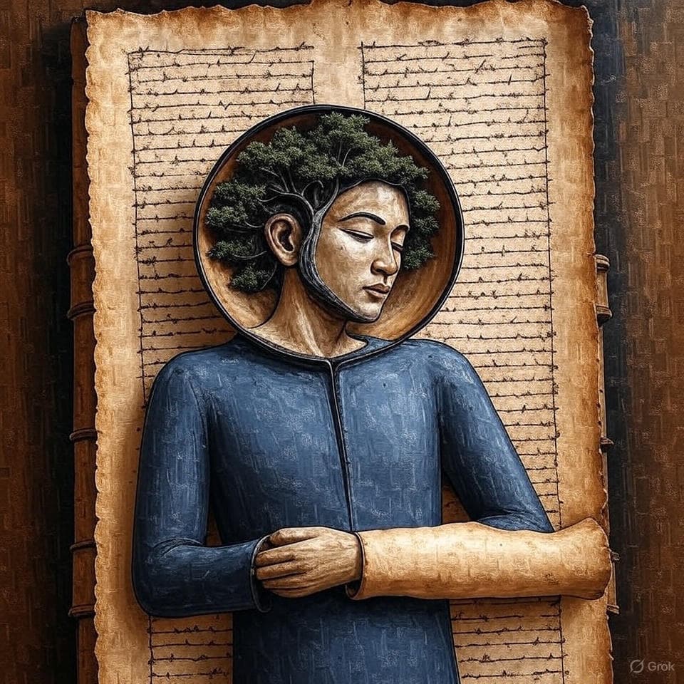 Welcoming study filled with Stoic writings