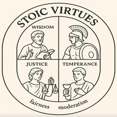 The Four Cardinal Virtues & The Warrior for Virtue (Law 1)