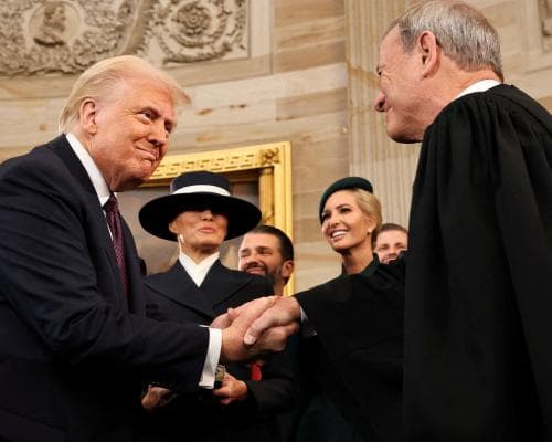 Thumbnail for John Roberts has badly weakened our democracy. Will he ever stand up to Trump? | Steven Greenhouse